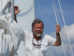 Douglas Arvidson on boat